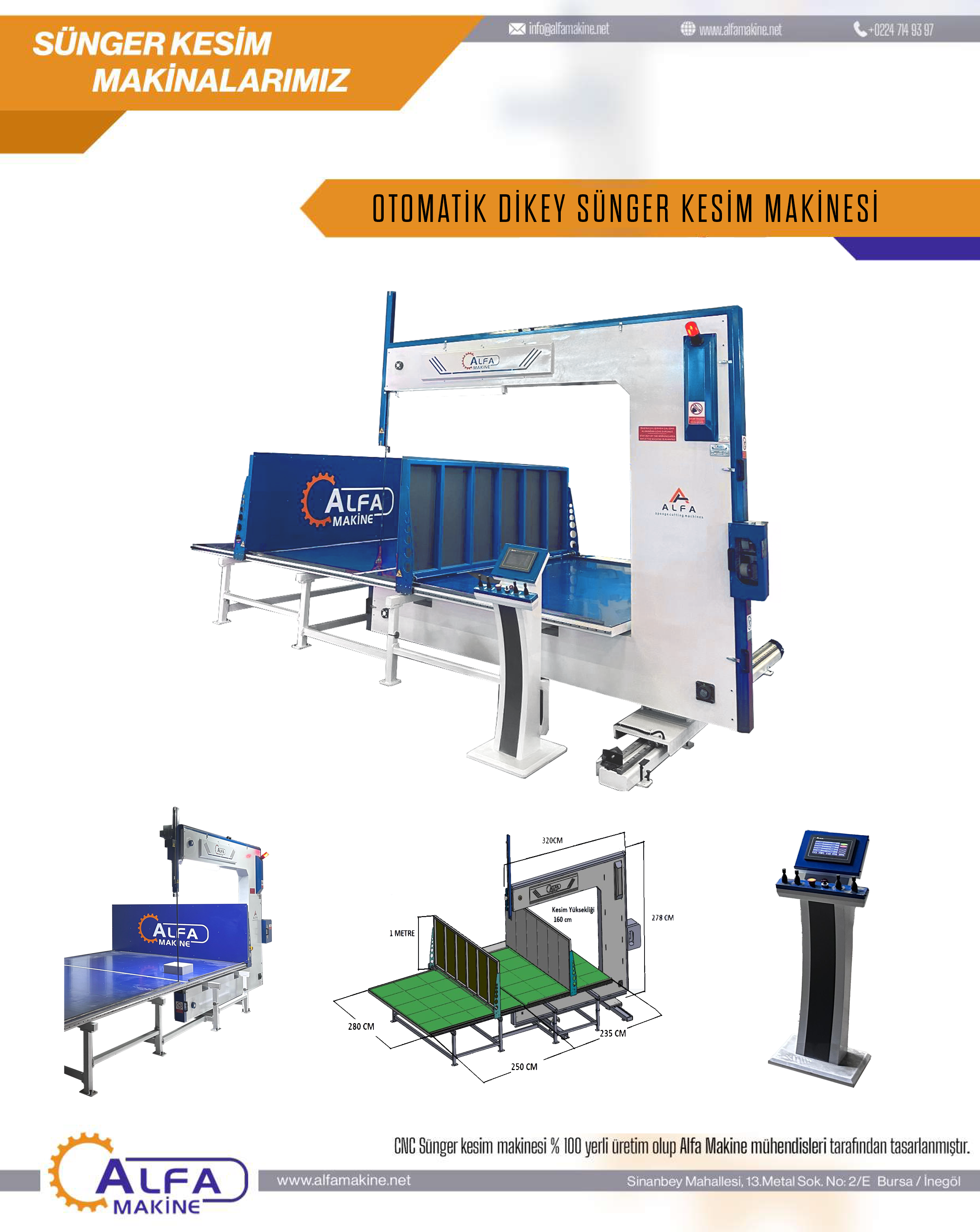 OTOMATİK DİKEY SÜNGER KESİM MAKİNASI